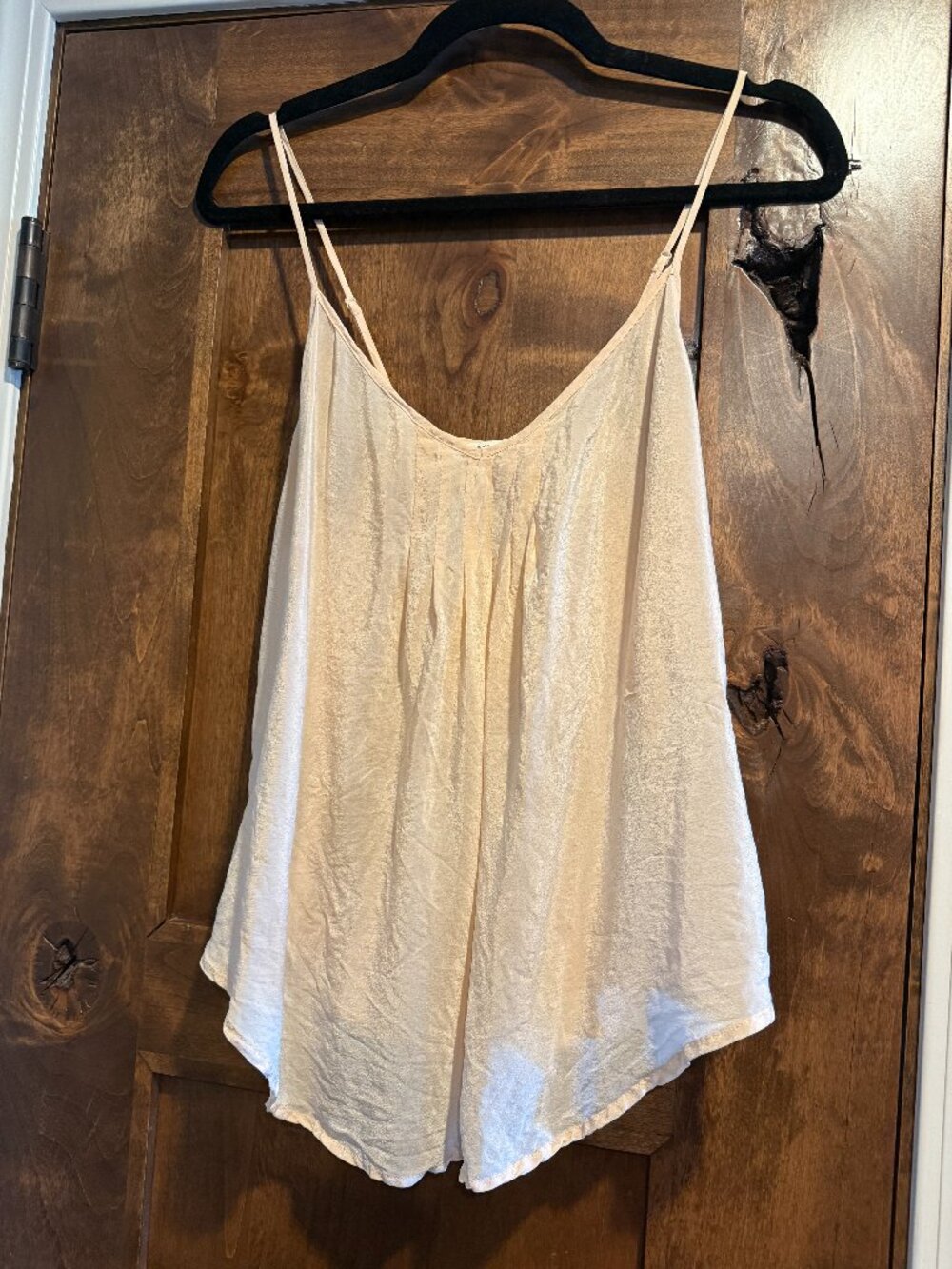 Romantic Summer Silk Top from Silence & Noise - Size: M